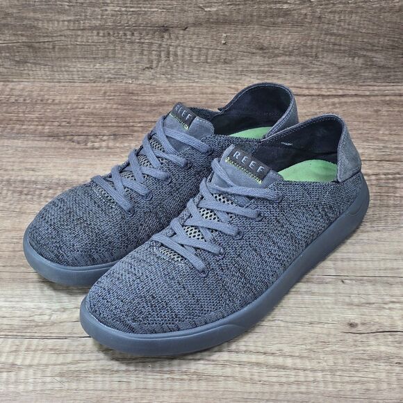 REEF SwellSole Neptune Men\'s Size 12 Gray Lace Up Knit Comfort Shoes main image 8